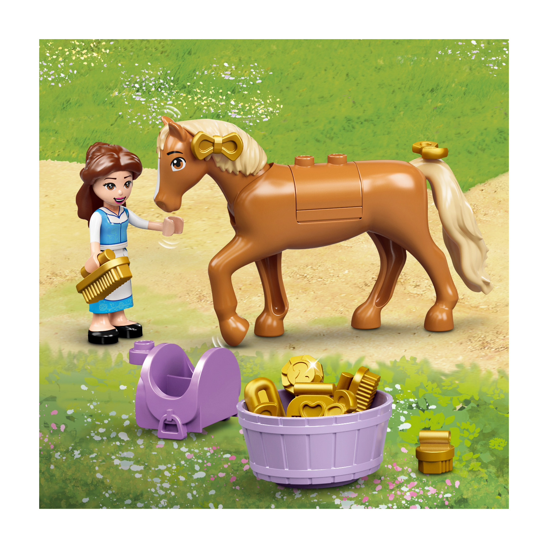 LEGO® Disney Princess Rapunzels kaufen günstig und 43195 Ställe Belles königliche