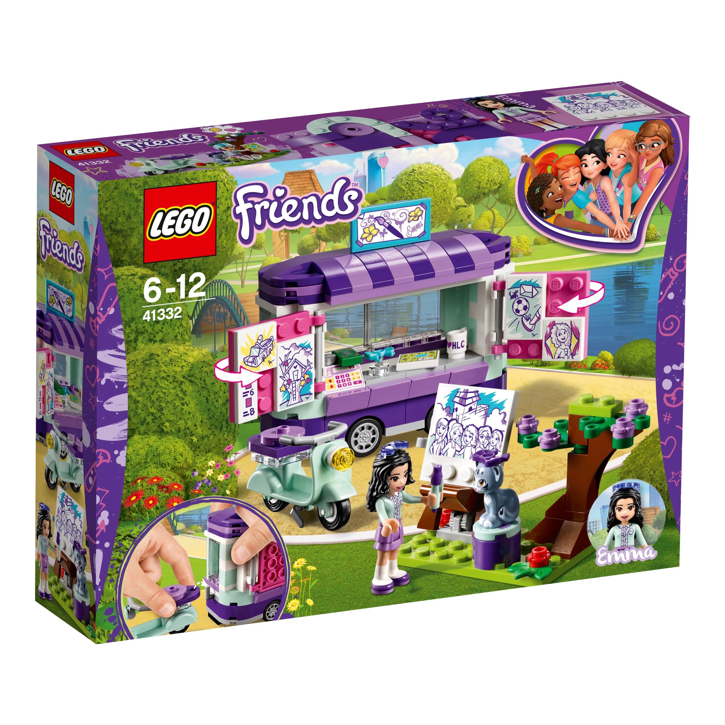 Lego® Friends 41332 Emmas Rollender Kunstkiosk Günstig Kaufen Brickstoreat