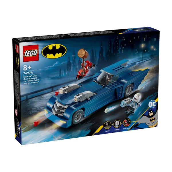 LEGO® DC Universe Super Heroes™ 76274 Batman™ im Batmobil™ vs. Harley Quinn™ und Mr. Freeze™